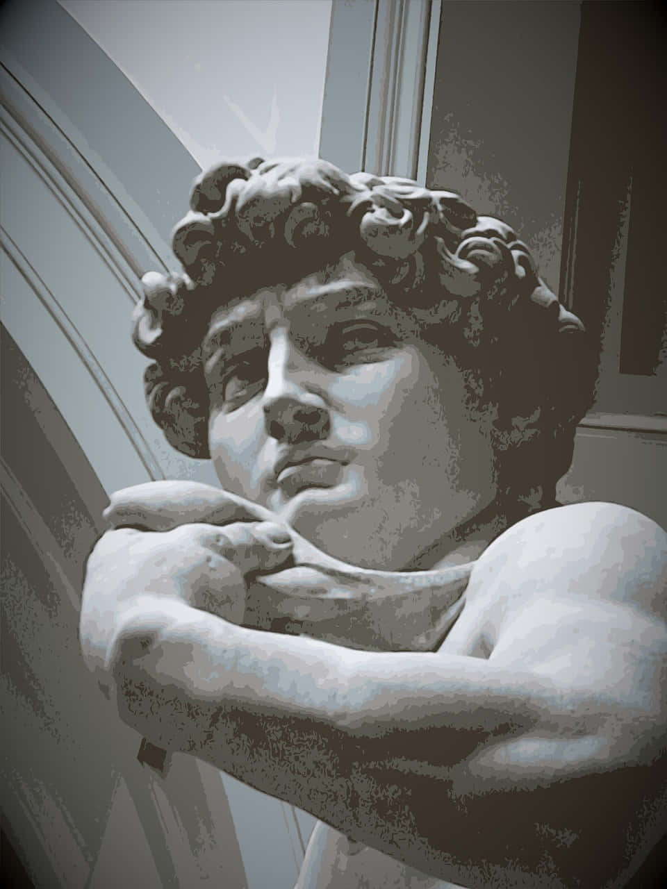 Elrostro De David Por Michelangelo Fondo de pantalla