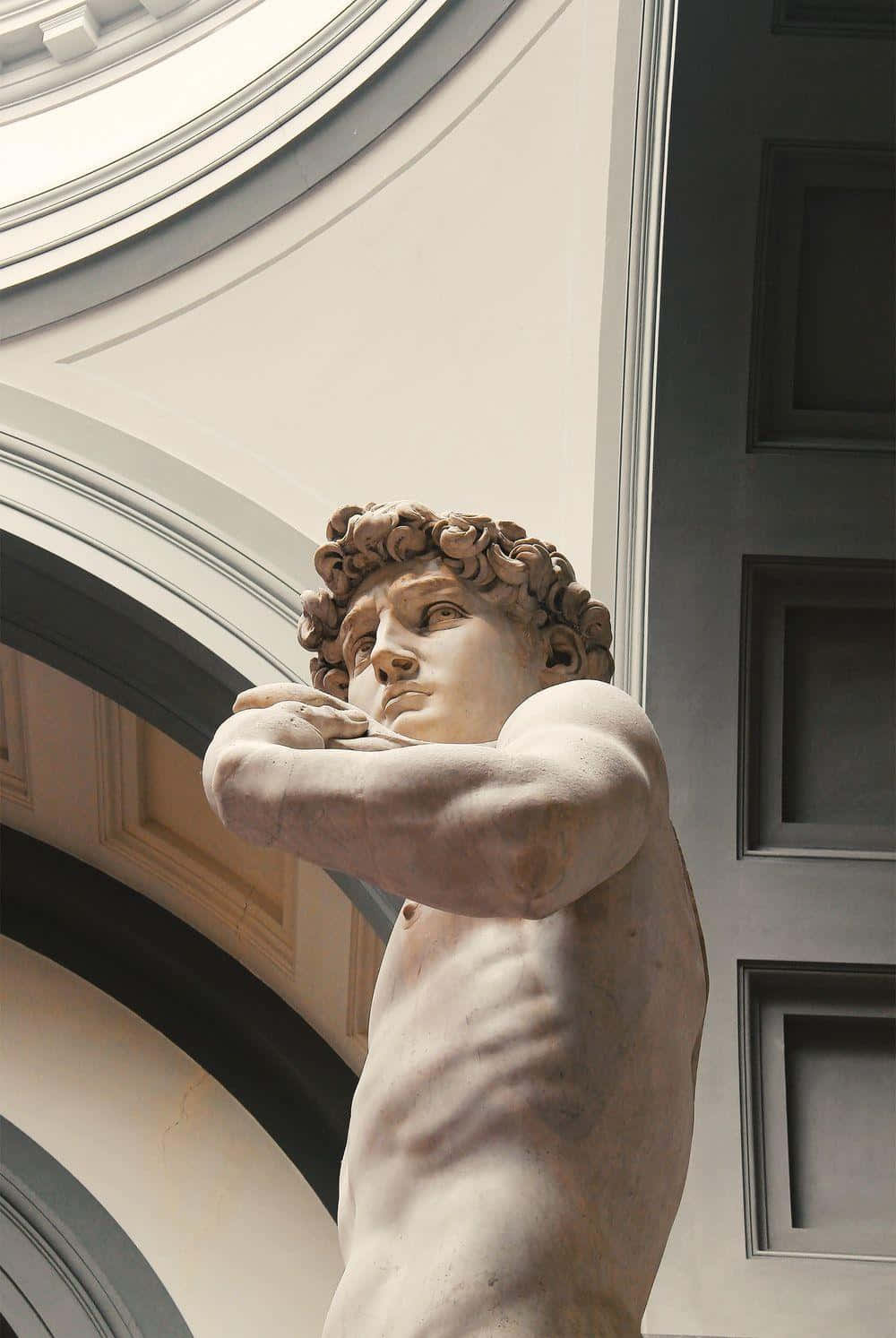 Michelangelo David Statue Close Up Wallpaper