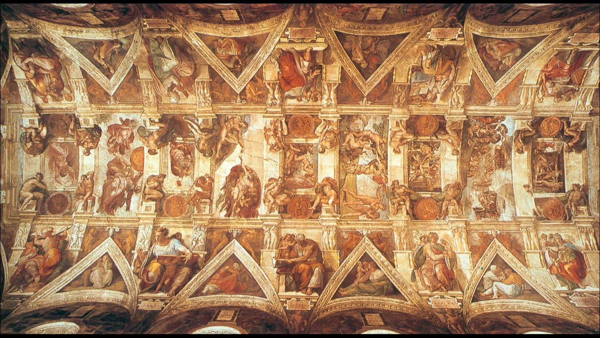 Aposteridade De Michelangelo. Papel de Parede