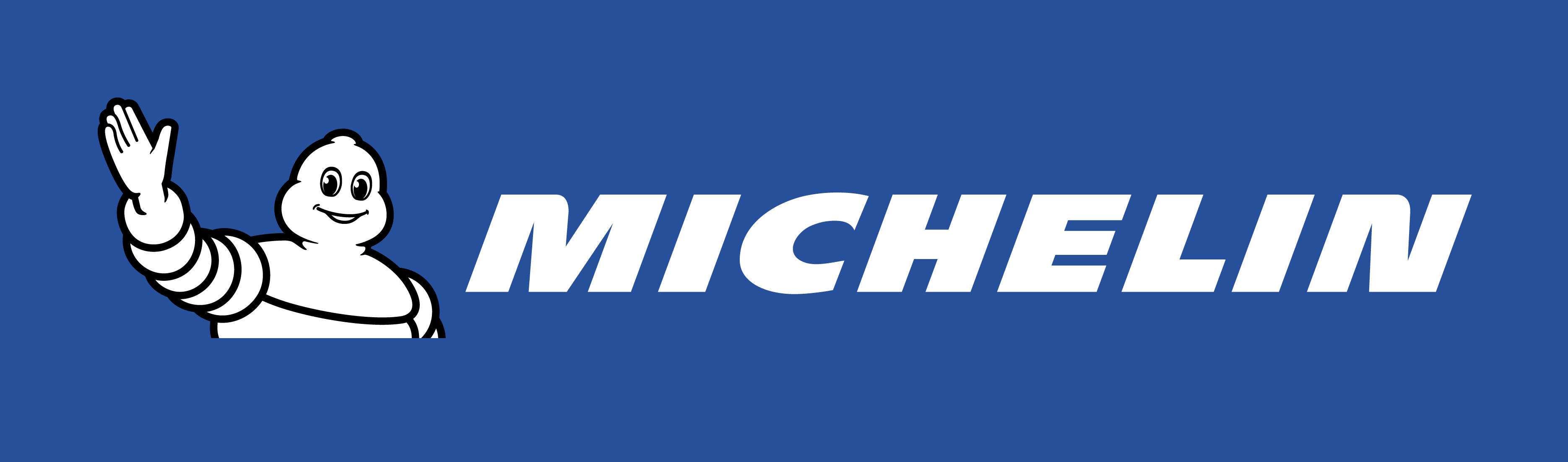 Michelinblått Logotyp. Wallpaper
