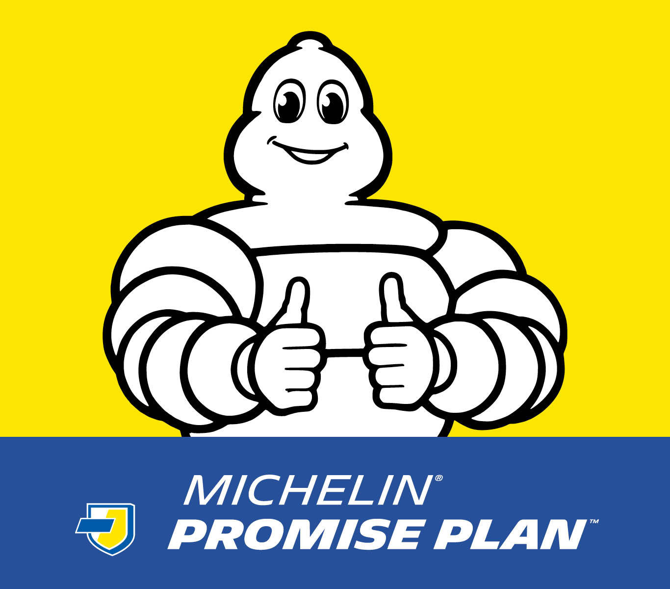 Michelin Blå Gul Logo Wallpaper