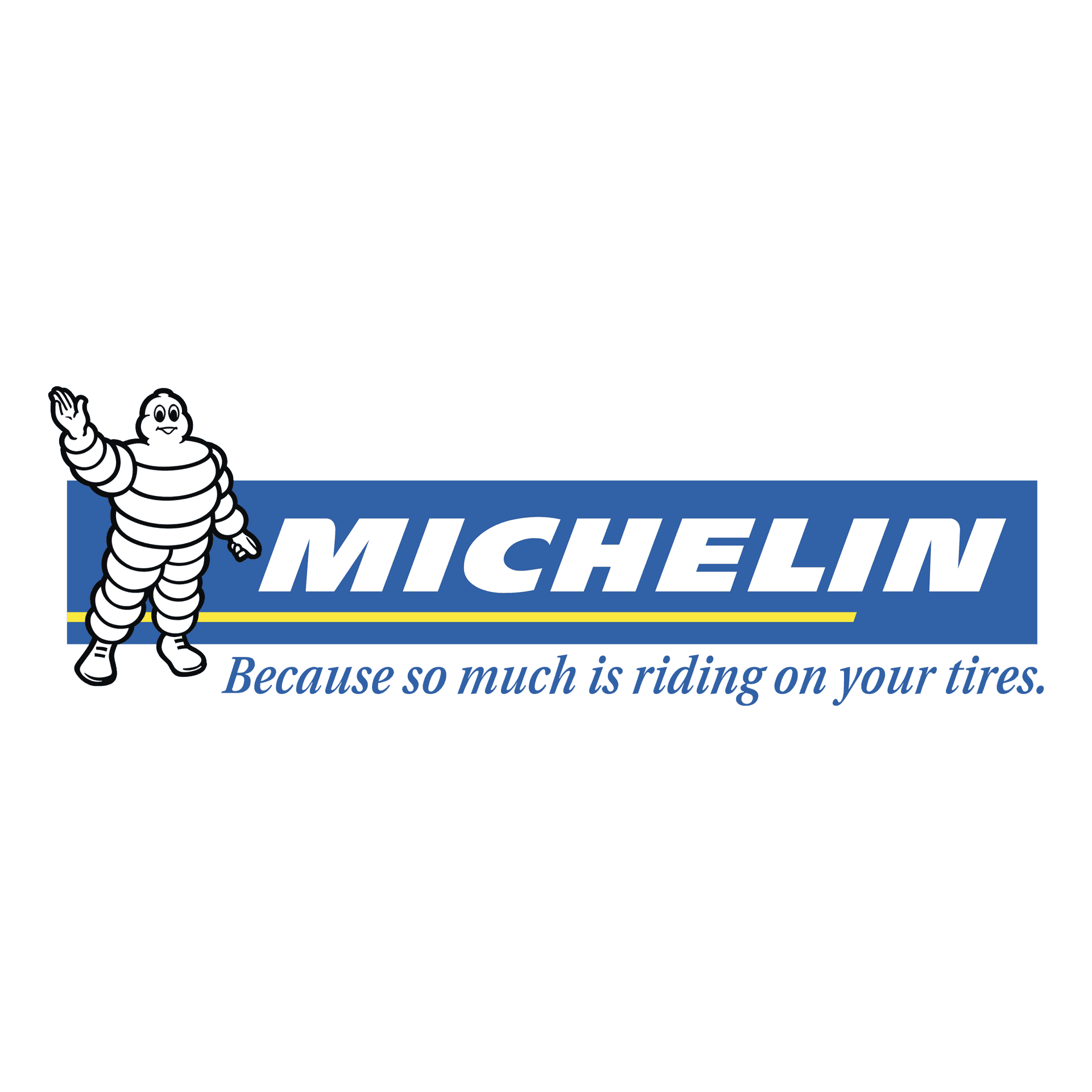 Michelin Logowith Mascotand Slogan PNG