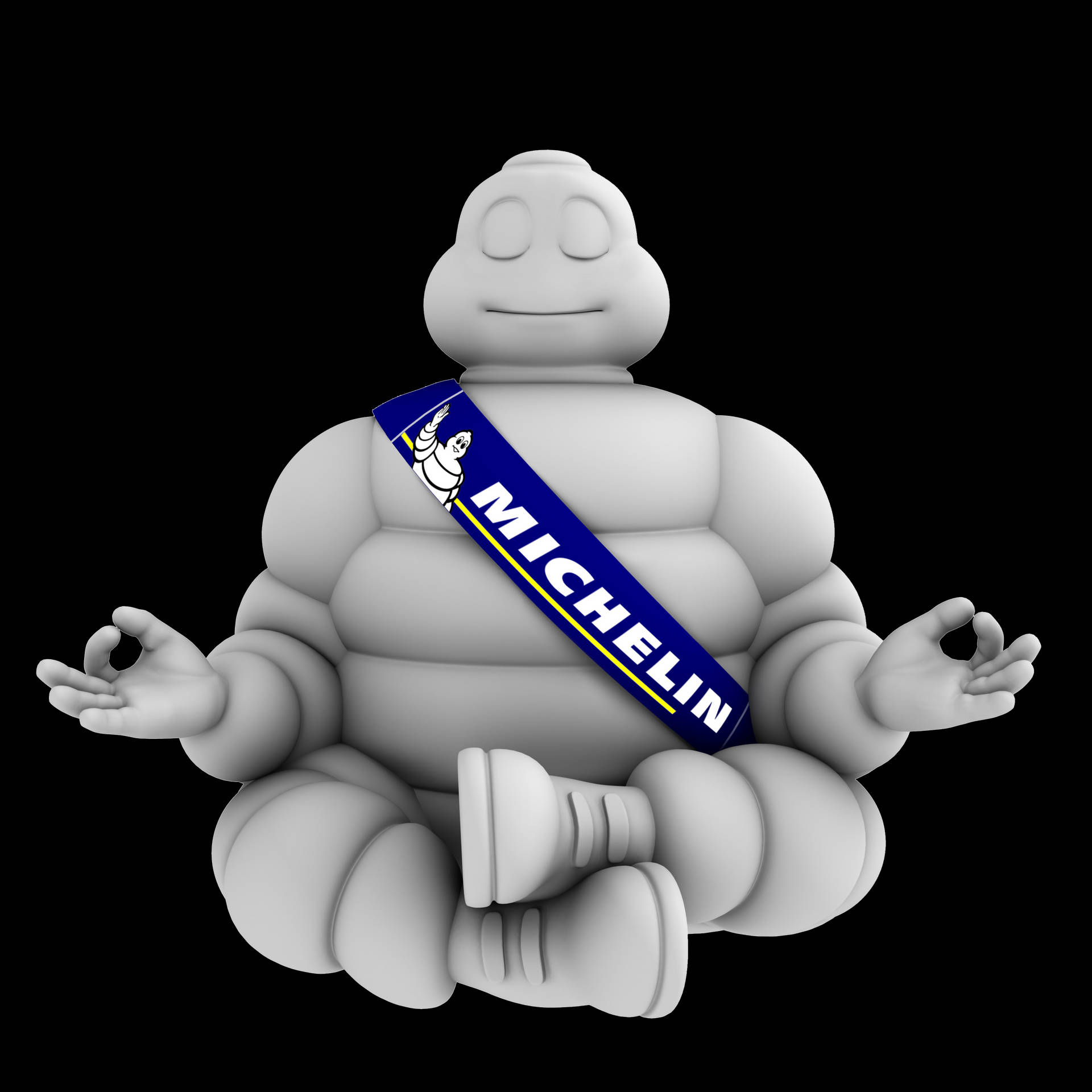 Michelinmascota Meditando Fondo de pantalla