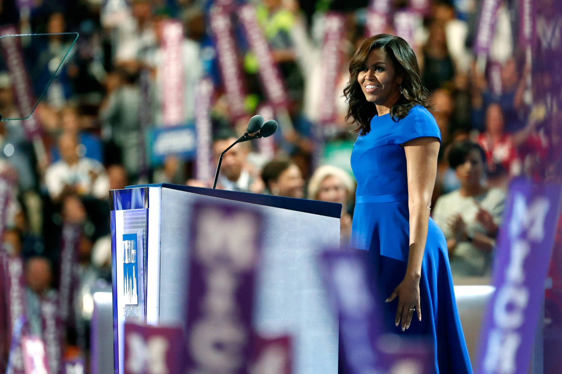 Michelle Obama Dnc Speech Wallpaper