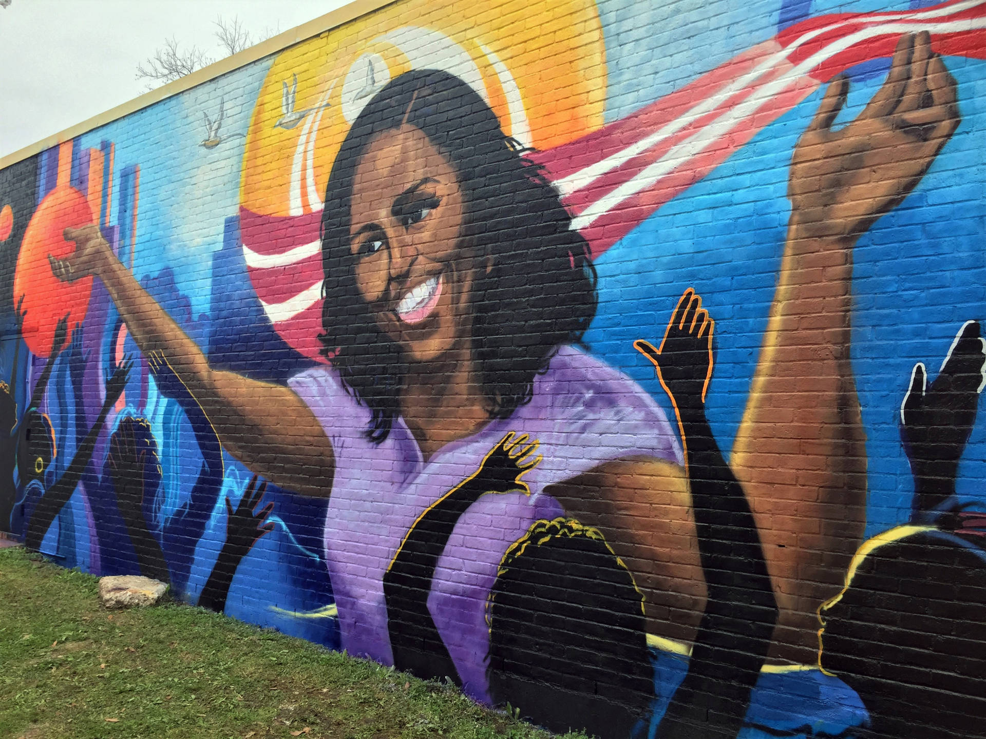 Michelle Obama Wall Art Wallpaper