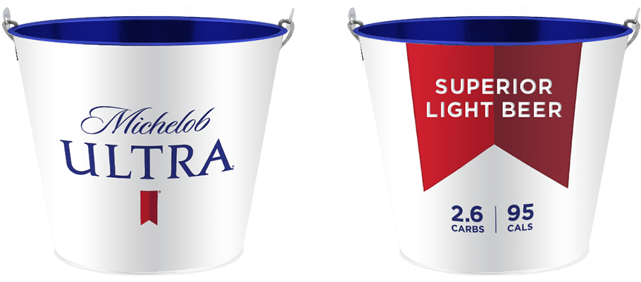 Michelob Ultra Beer Buckets PNG