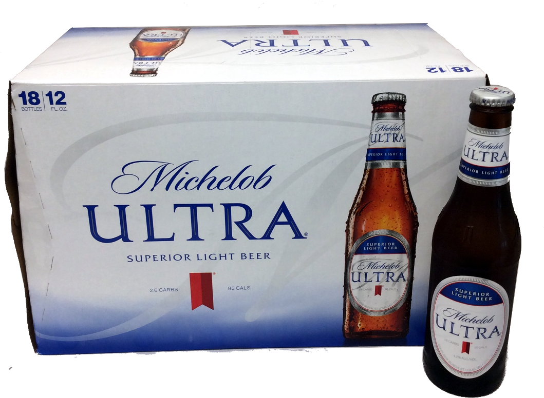 Michelob Ultra Beer Packand Bottles PNG