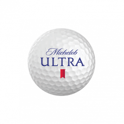 Michelob Ultra Branded Golf Ball PNG