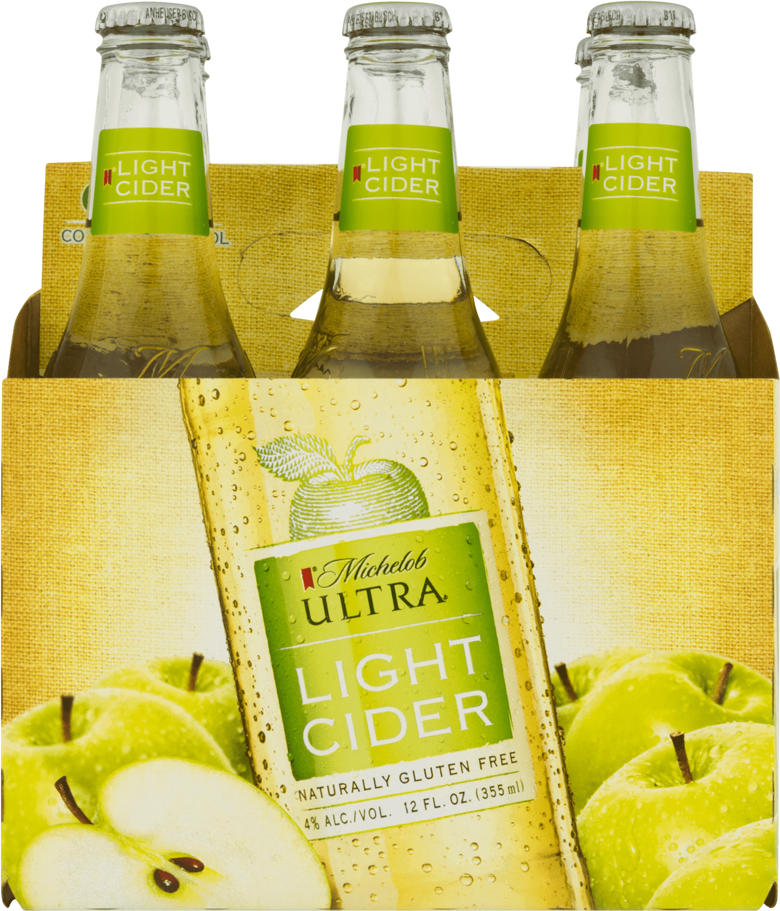 Michelob Ultra Light Cider Bottles PNG