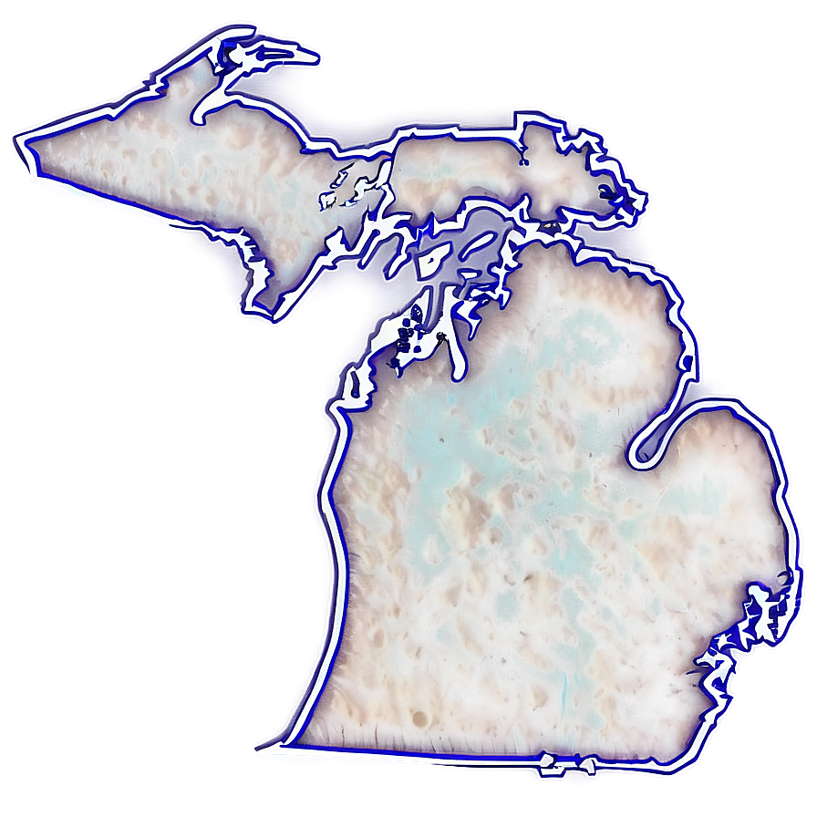 Michigan Contour Map Png Jug76 PNG