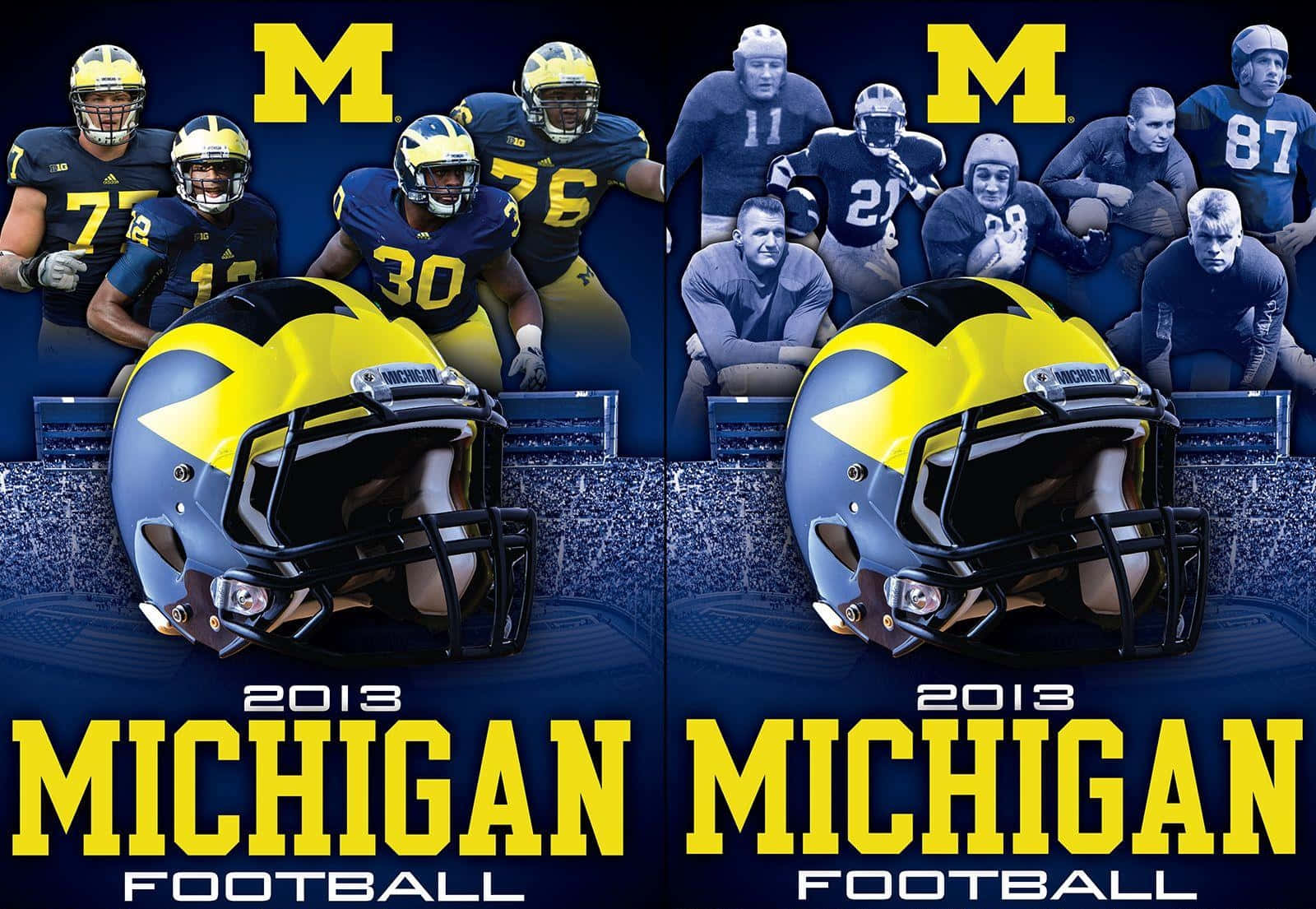 "Go Blue - Michigan Football" Wallpaper