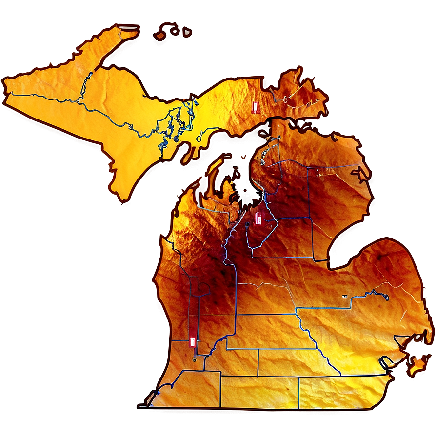 Michigan Region Border Png 47 PNG