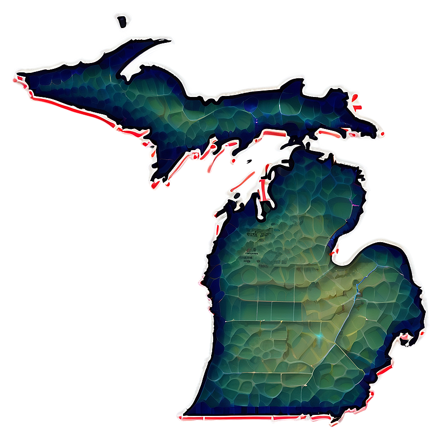 Michigan State Border Png Hsu PNG
