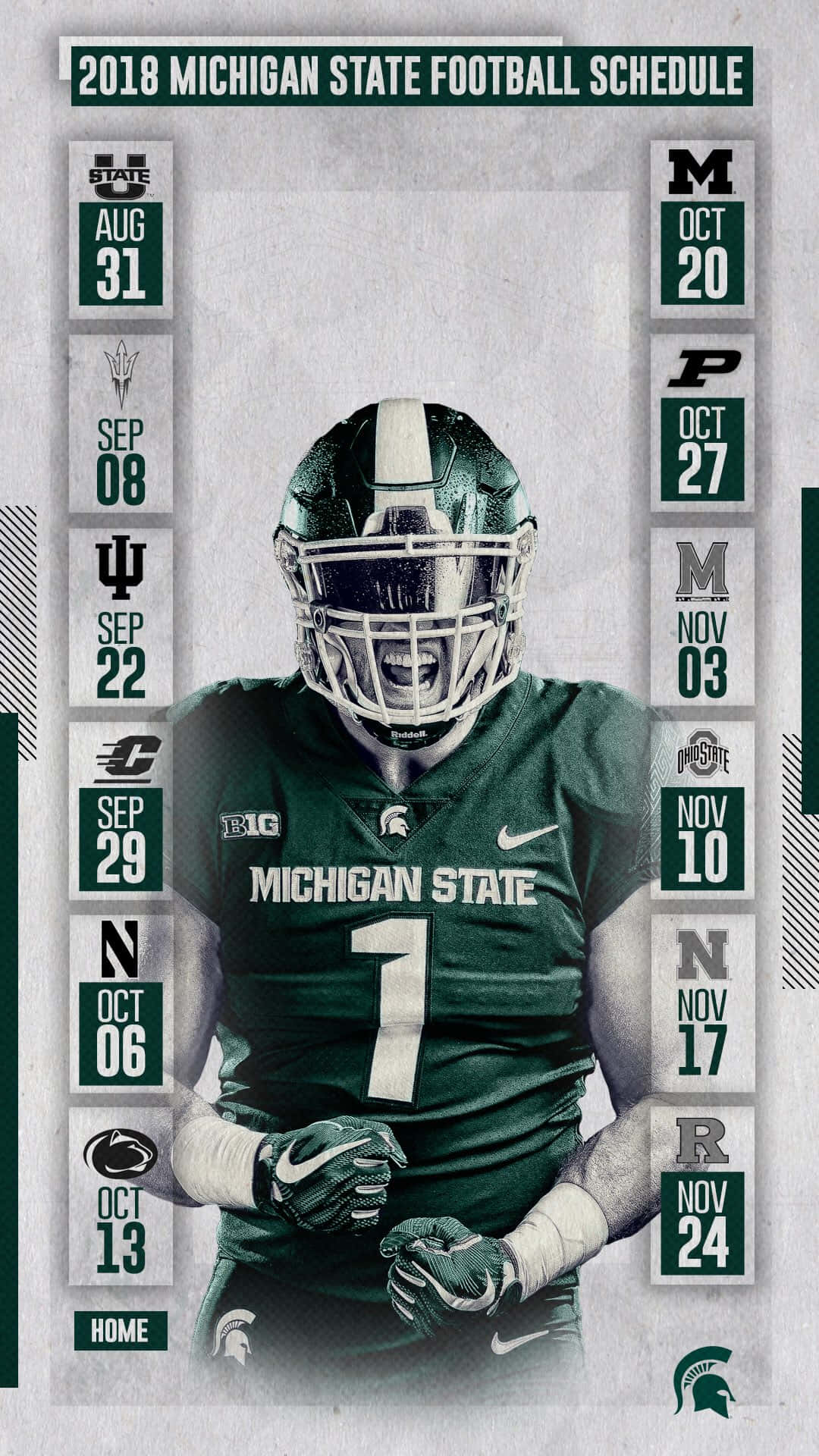 Fejr Michigan State Spartans Wallpaper