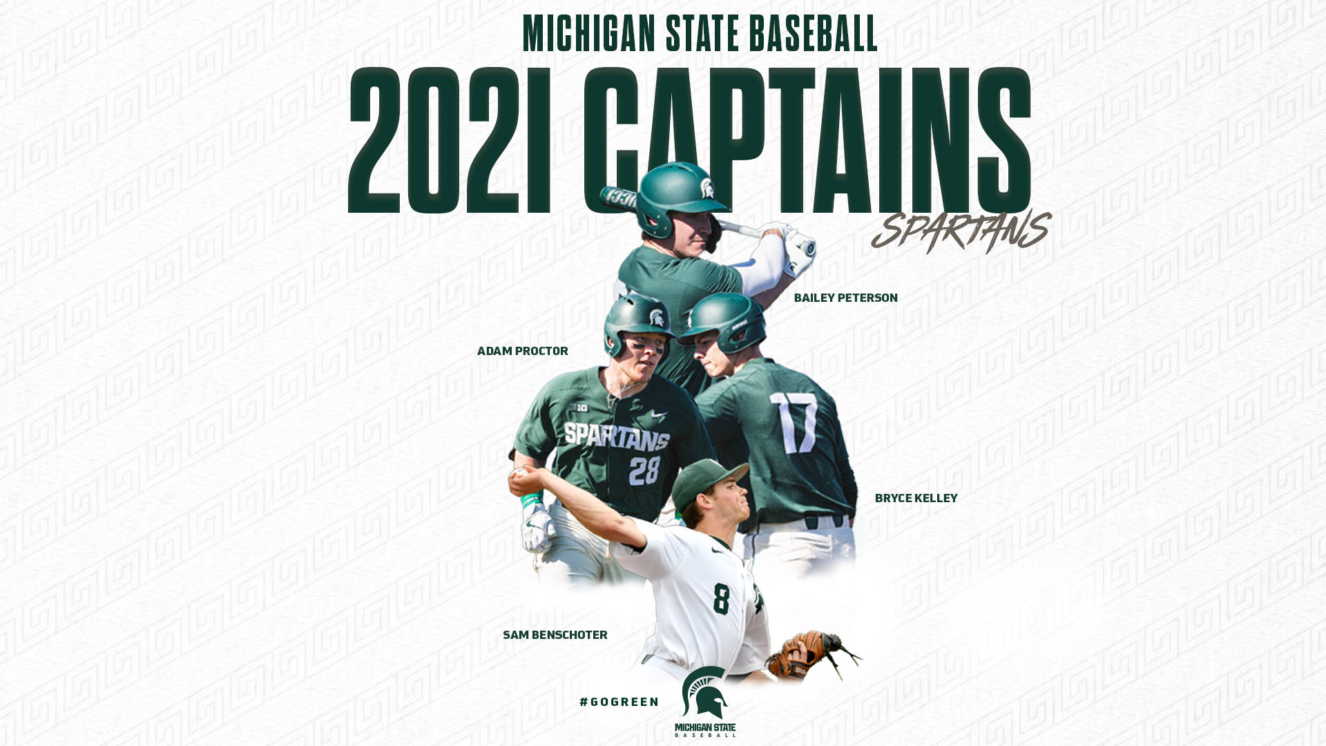 Michigan State University 2021 Captains Wallpaper