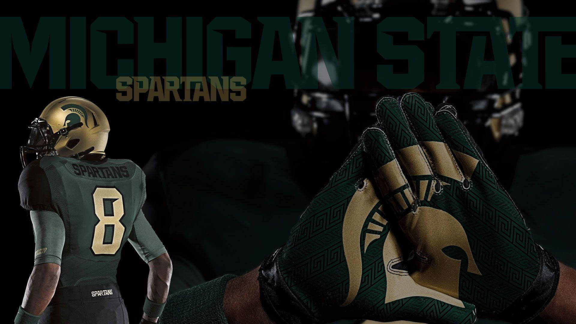 Michiganstate University Spartans Fotboll 8 Wallpaper