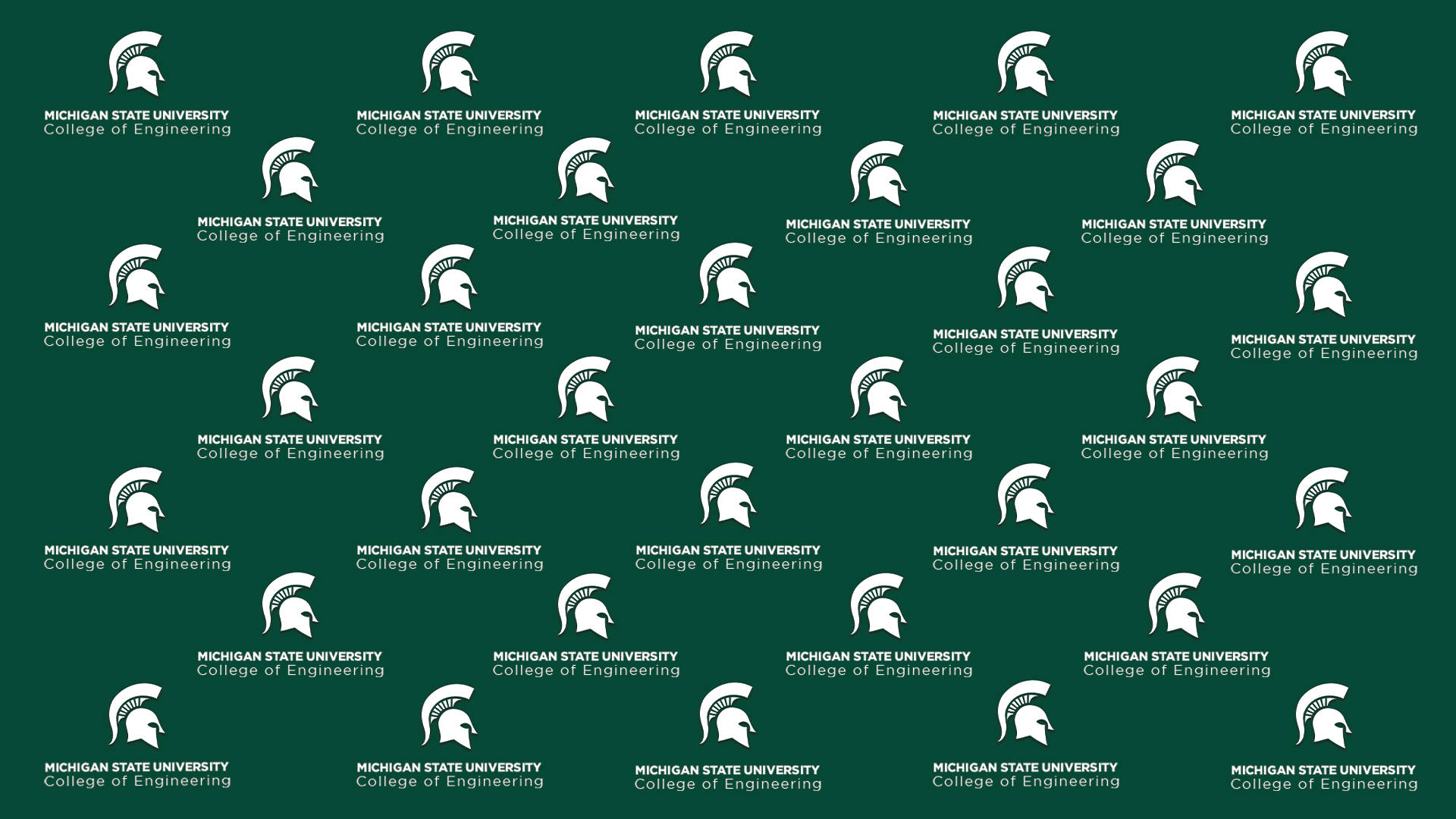 Michiganstate University Spartans Logo-muster Wallpaper
