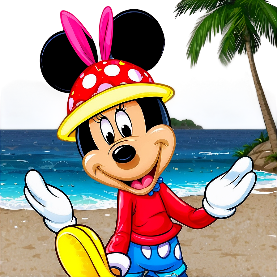 Mickey And Minnie Beach Day Png 63 PNG