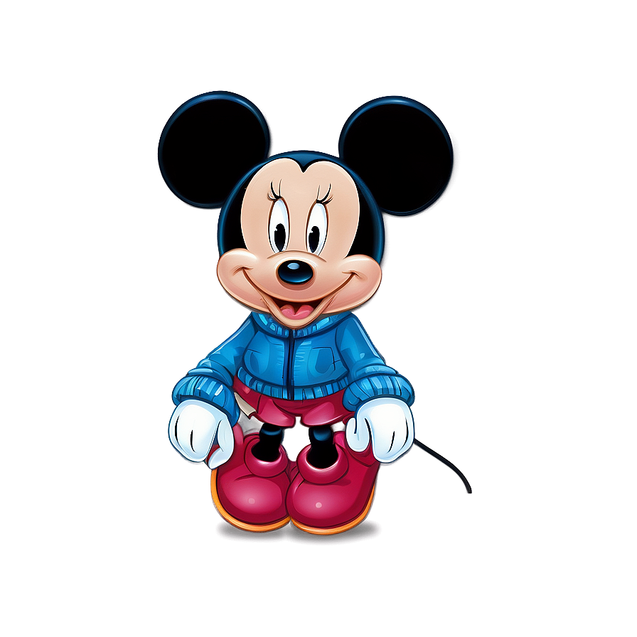 Mickey And Minnie Cozy Winter Png Scl14 PNG