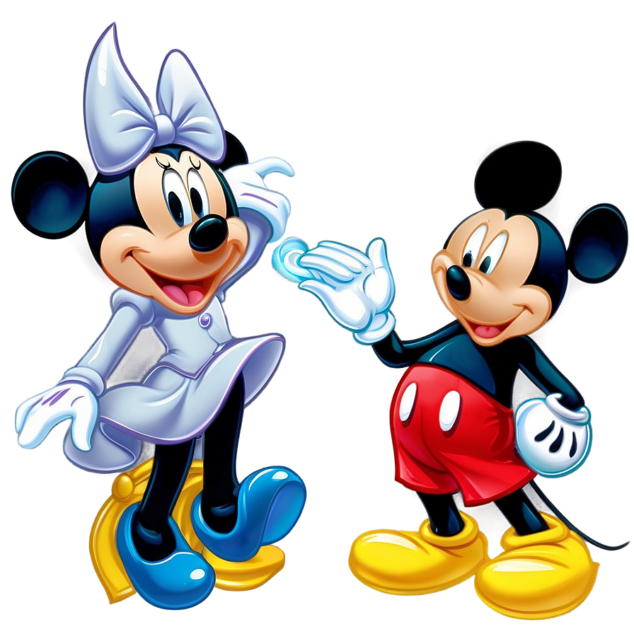 Mickey And Minnie Dancing Png Ejk PNG