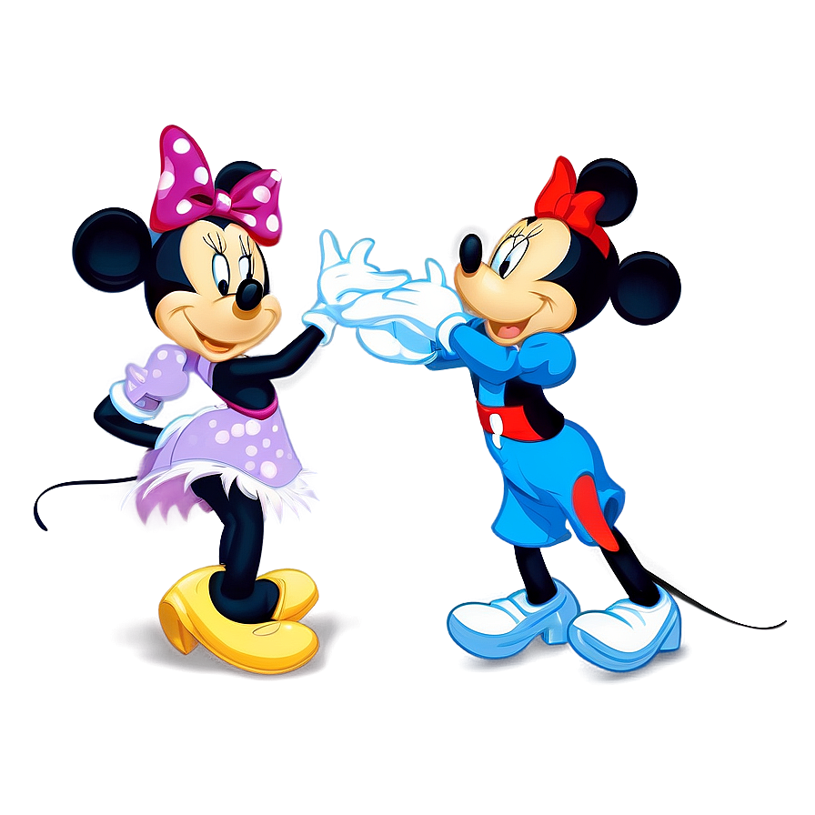 Mickey And Minnie Dancing Png Hvw PNG