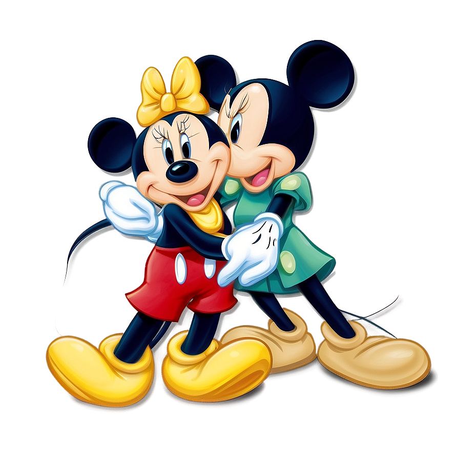 Mickey And Minnie Disneyland Png Qlq PNG