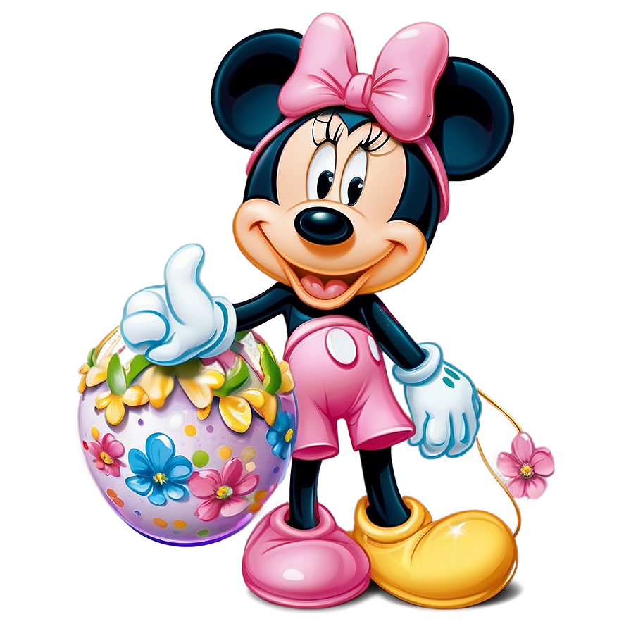 Mickey And Minnie Easter Celebration Png 06122024 PNG