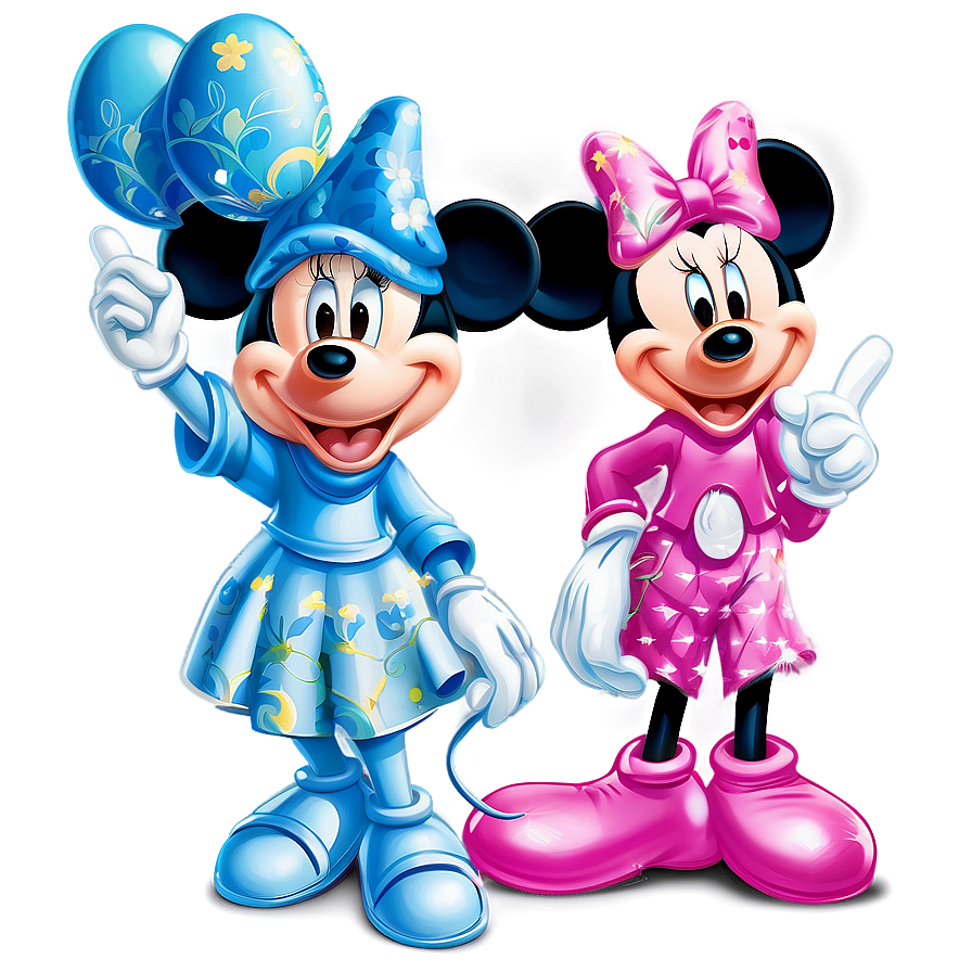 Mickey And Minnie Easter Celebration Png 7 PNG