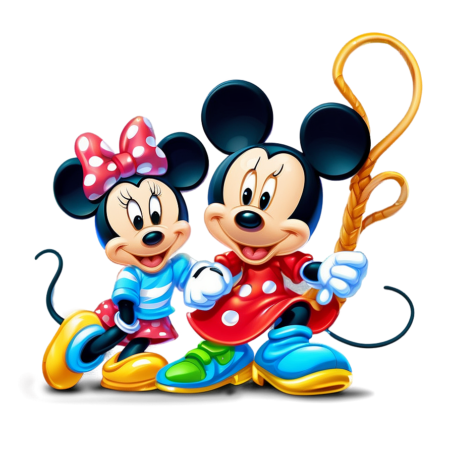 Mickey And Minnie Family Png 06122024 PNG