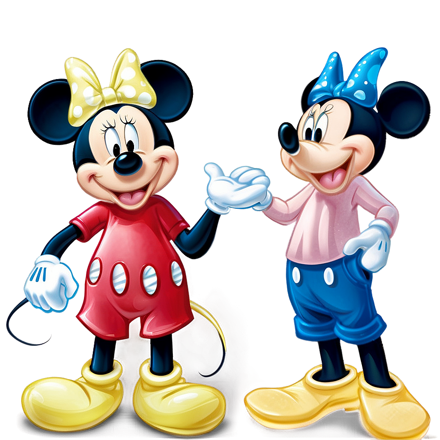 Mickey And Minnie Family Png Lkk56 PNG