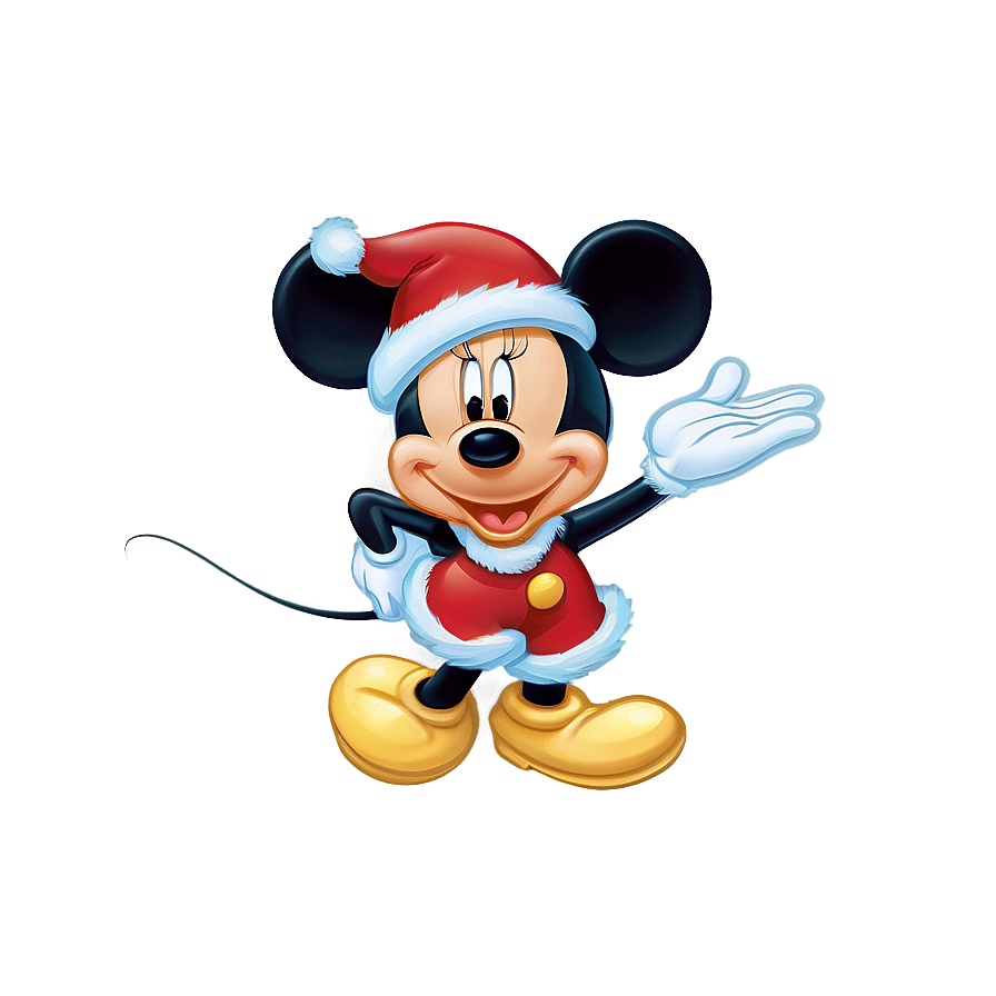 Mickey And Minnie Festive Christmas Png Say13 PNG