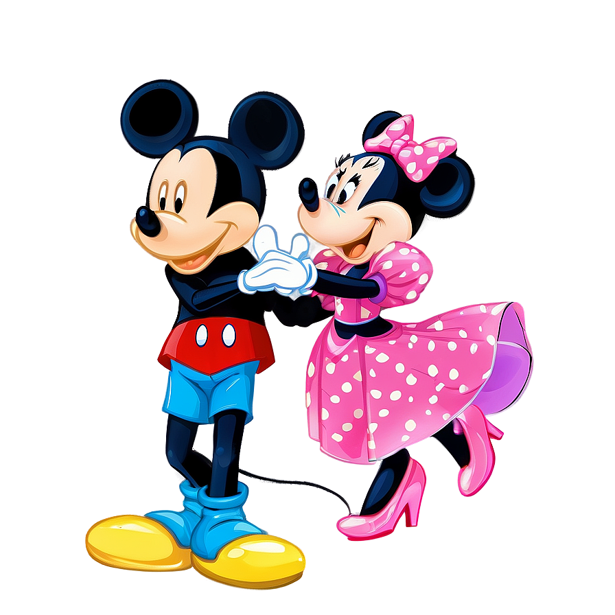 Mickey And Minnie Forever Love Png 06122024 PNG