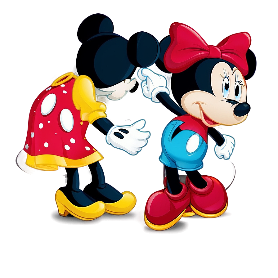 Mickey And Minnie Holding Hands Png Rym41 PNG