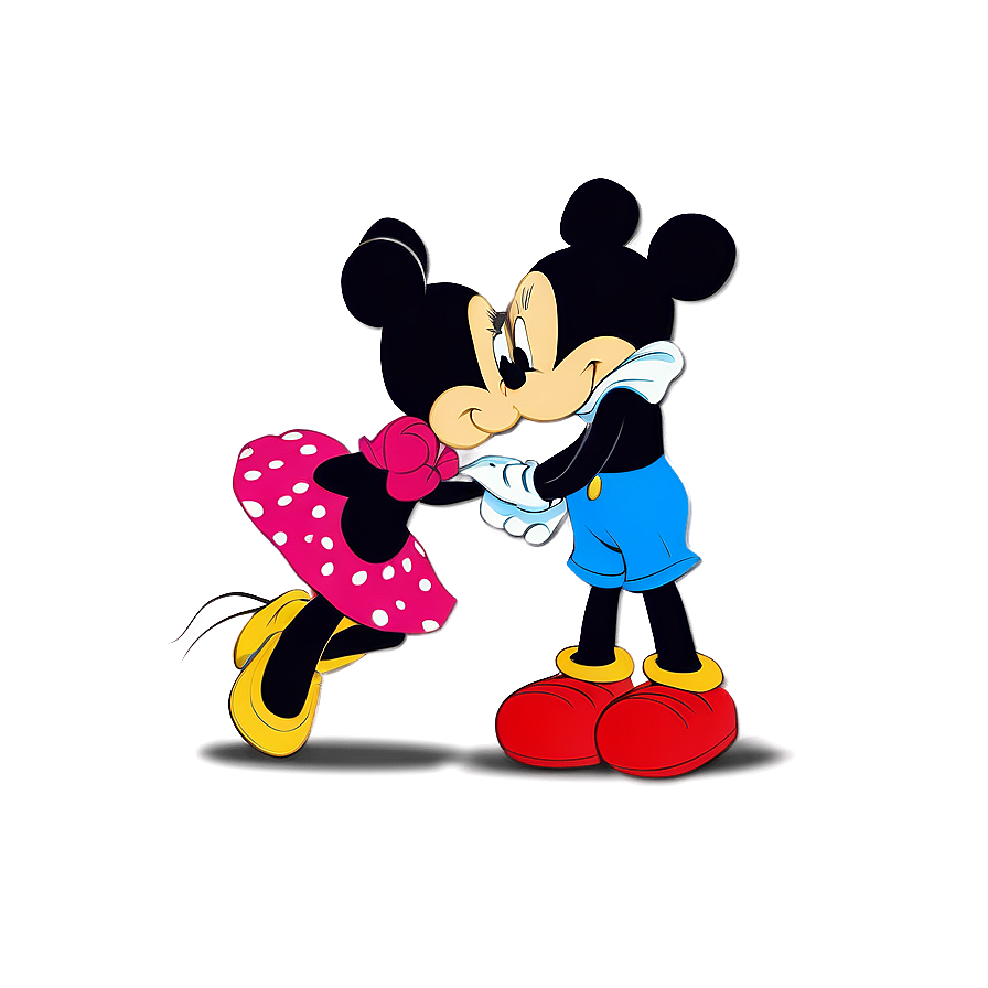 Mickey And Minnie Kiss Png 77 PNG