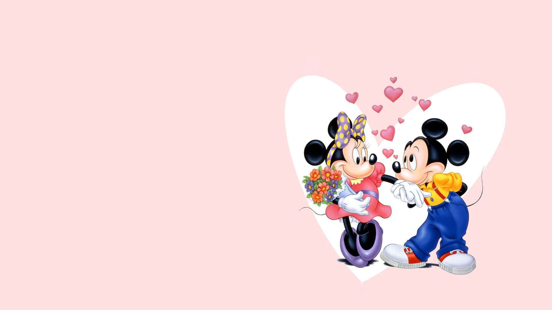 The sweetest couple since 1928: Mickey and Minnie Mouse!