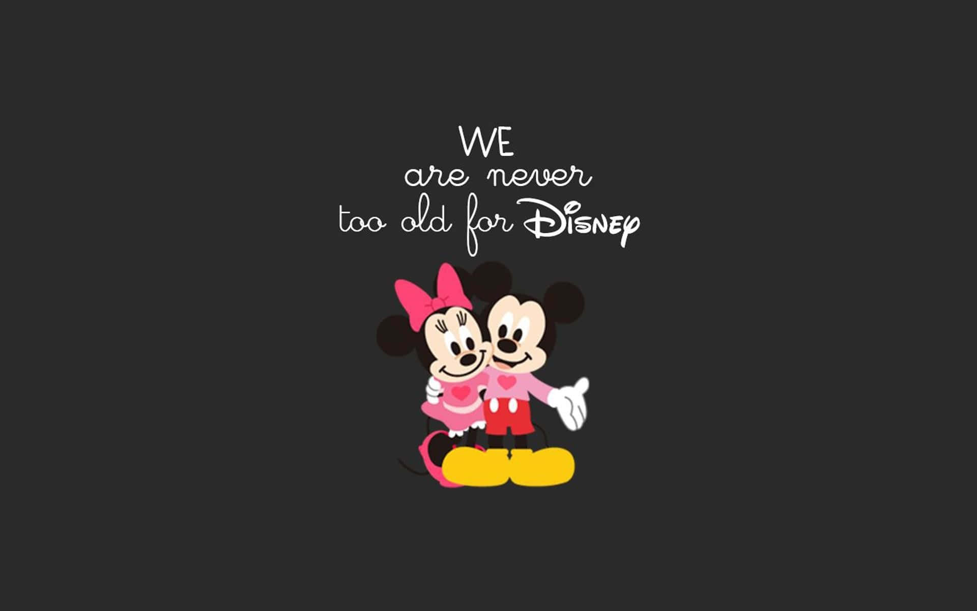 cute mickey and minnie mouse