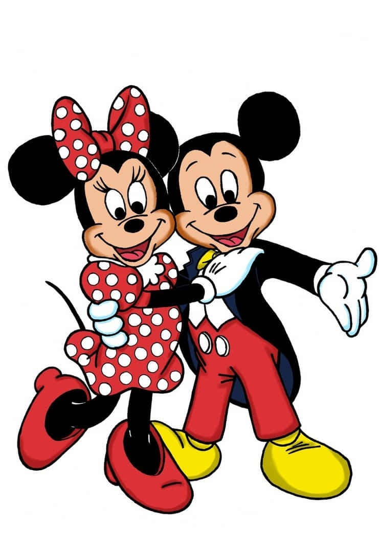 Mickeyoch Minnie Mouse, En Tidlös Historia Om Sann Kärlek.