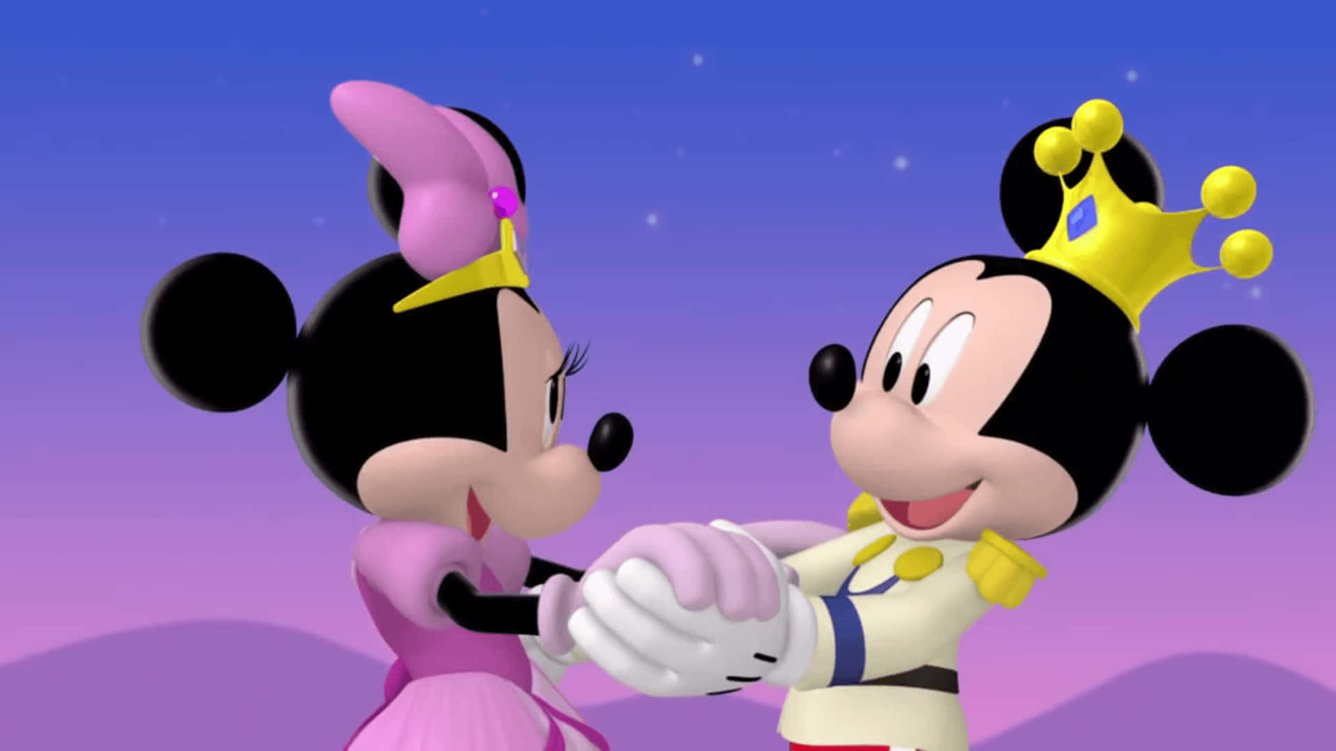 Amoree Risate Con Topolino E Minnie Mouse
