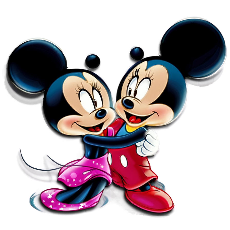 Mickey And Minnie On Ice Png Oax76 PNG