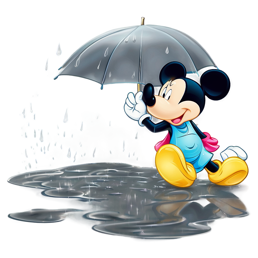 Mickey And Minnie Rainy Day Png 71 PNG