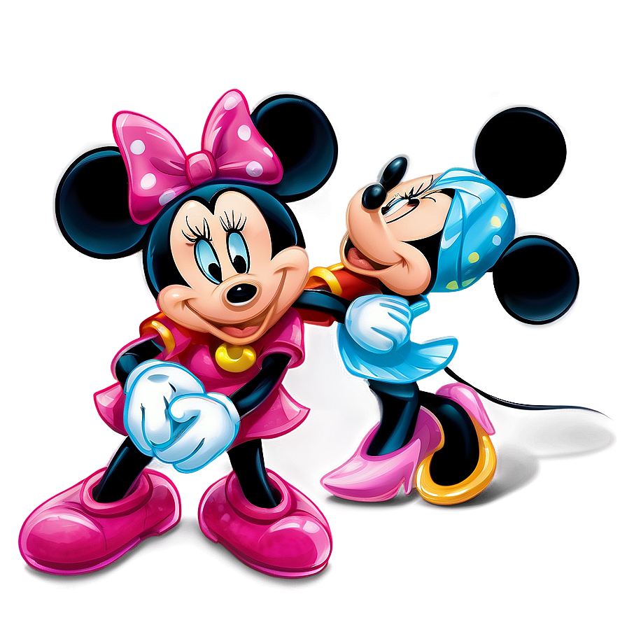 Mickey And Minnie Romantic Getaway Png 06122024 PNG