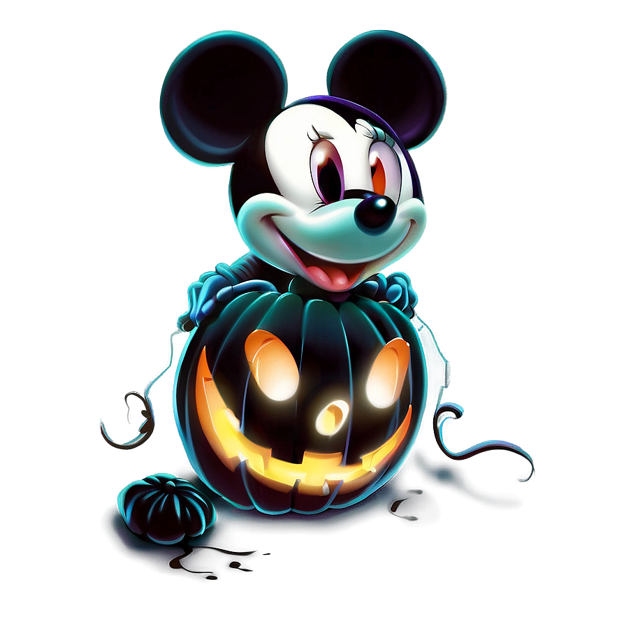 Mickey And Minnie Spooky Halloween Png Cgu5 PNG