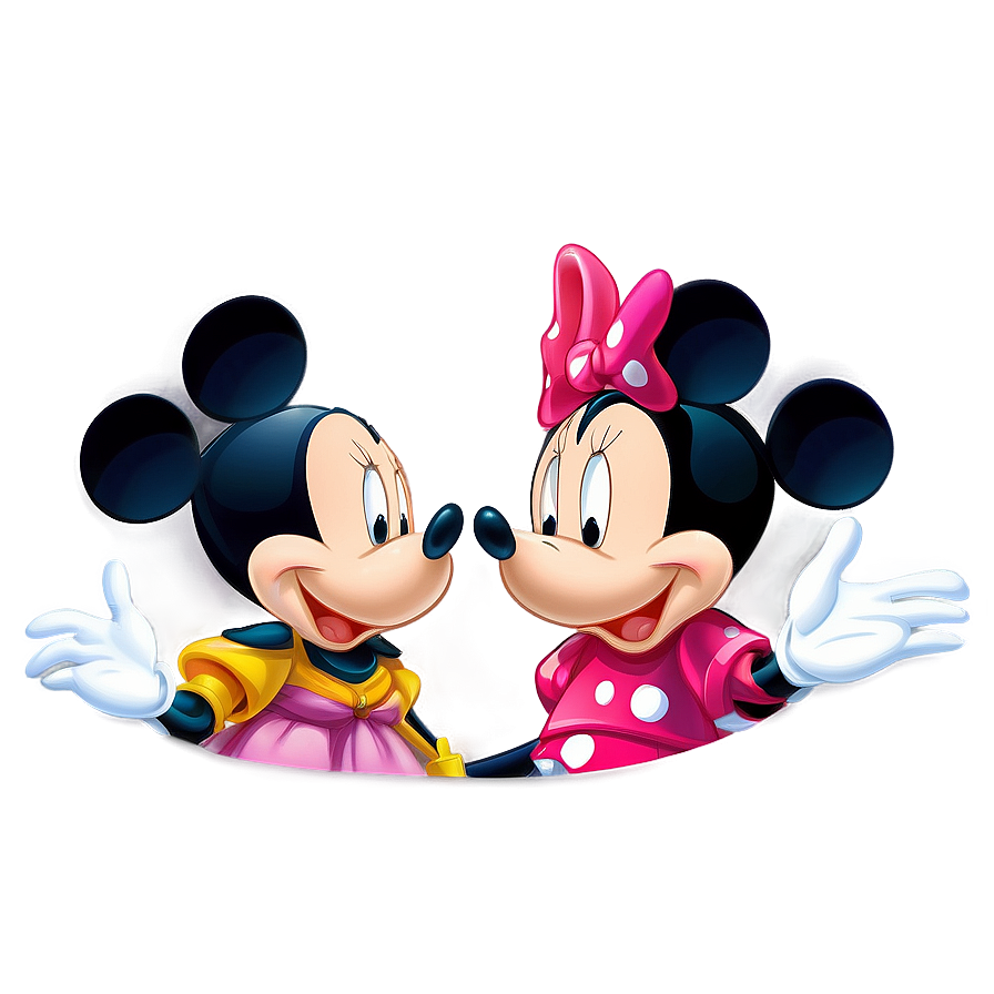 Mickey And Minnie Star Gazing Png 06122024 PNG