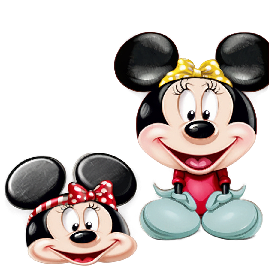 Mickey And Minnie Summer Png 06122024 PNG