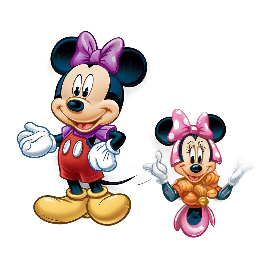 Mickey And Minnie Thanksgiving Png Hfu PNG