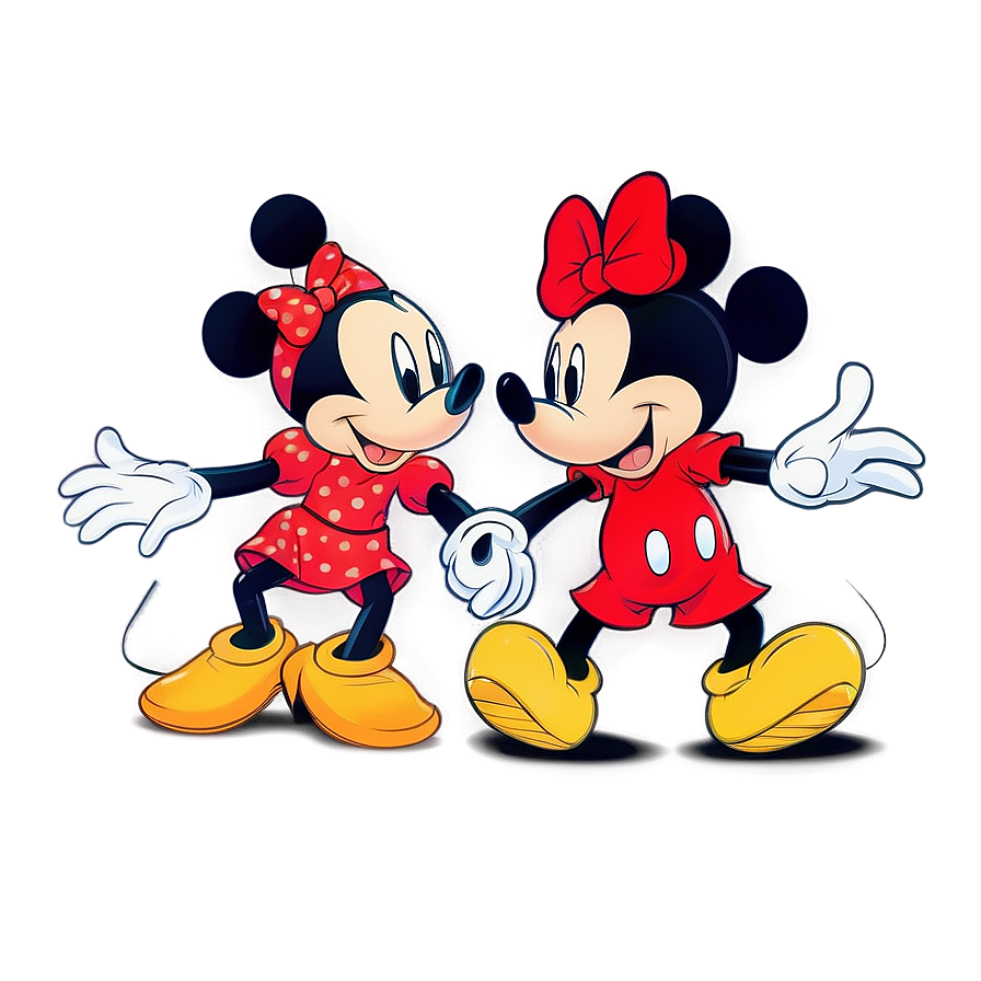 Mickey And Minnie Valentine's Png Ifm93 PNG