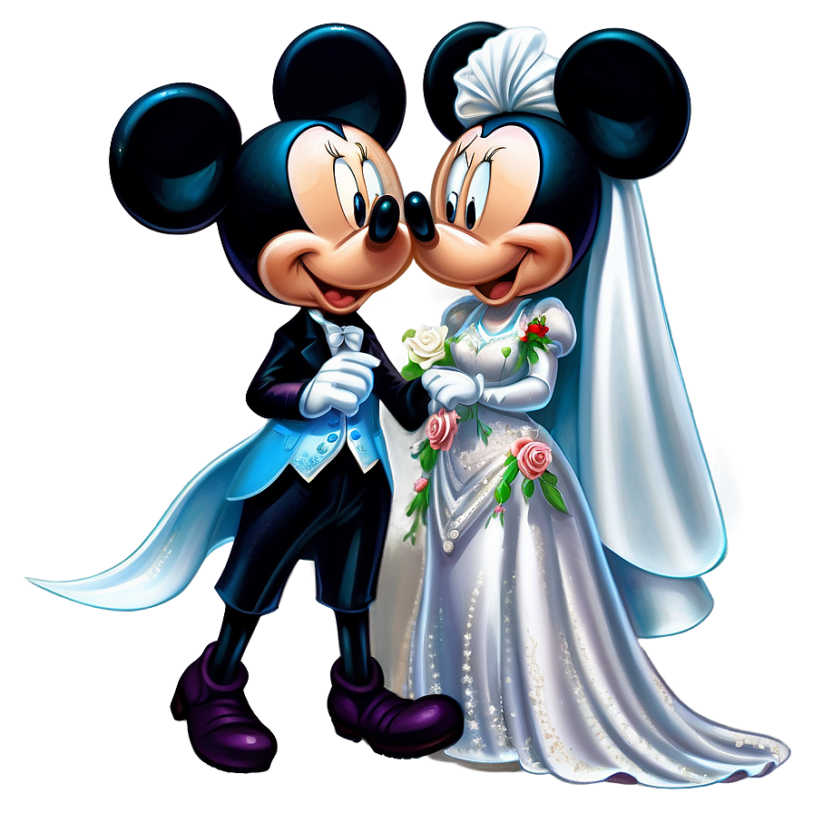 Mickey And Minnie Wedding Png 56 PNG