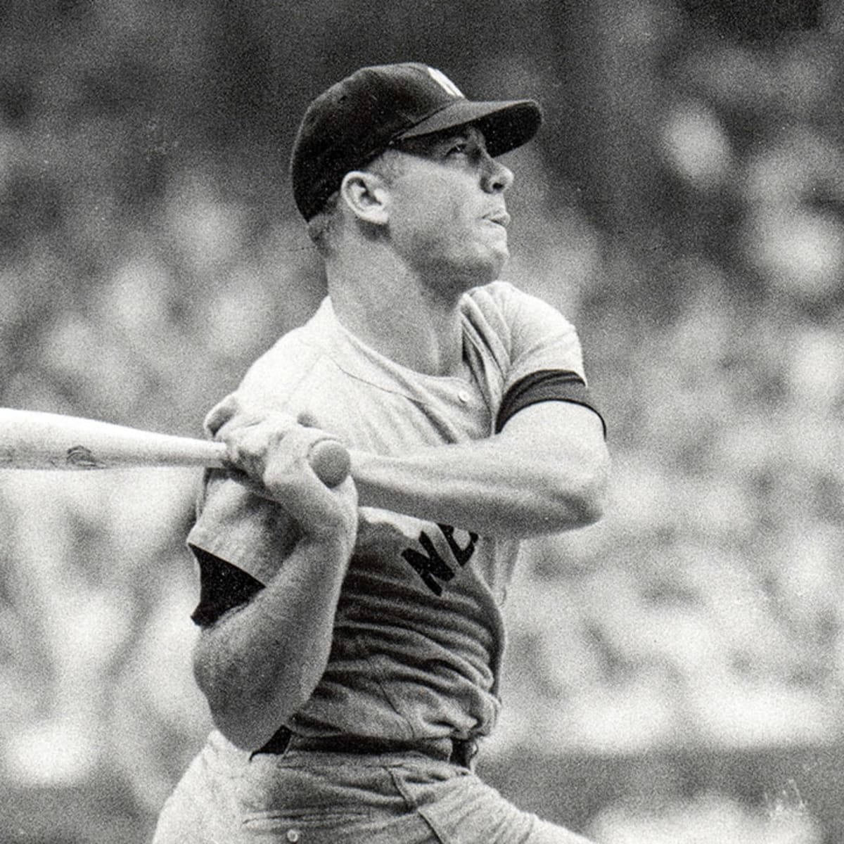Mickey Mantle Candid Photograph Wallpaper