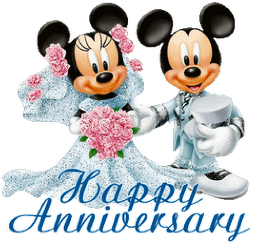 Mickey Minnie Anniversary Celebration PNG