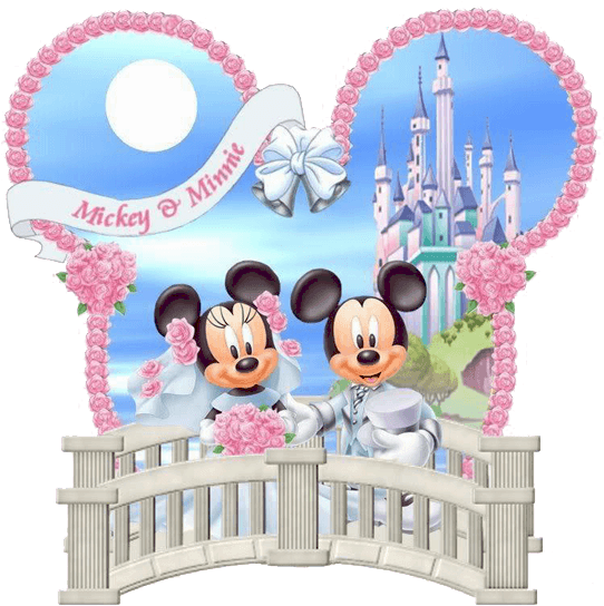 Mickey Minnie Castle Backdrop.png PNG